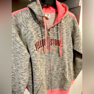 Pink and grey jacket. Yellowstone. XL. Gently used.